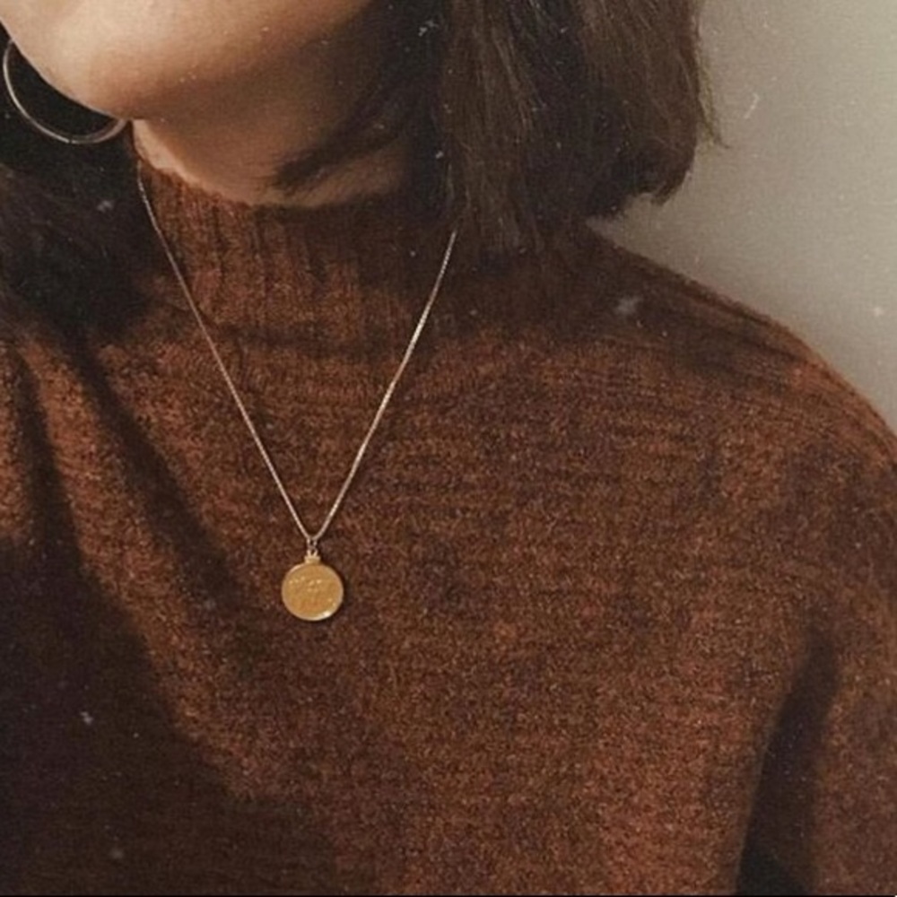 Gold Medallion Necklace